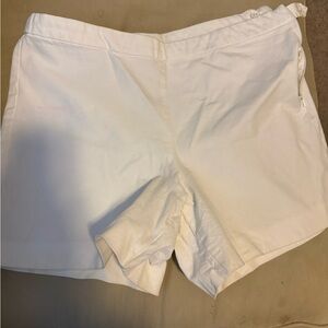 Boston Proper Classic White Shorts